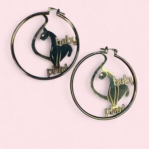 Baby Phat Women's Gold Hoops